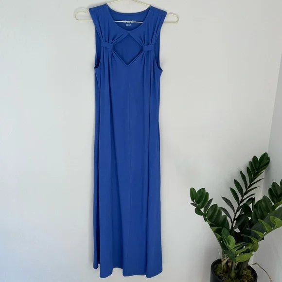chinese dress ladies South Of France Maxi Dress Blue Petite